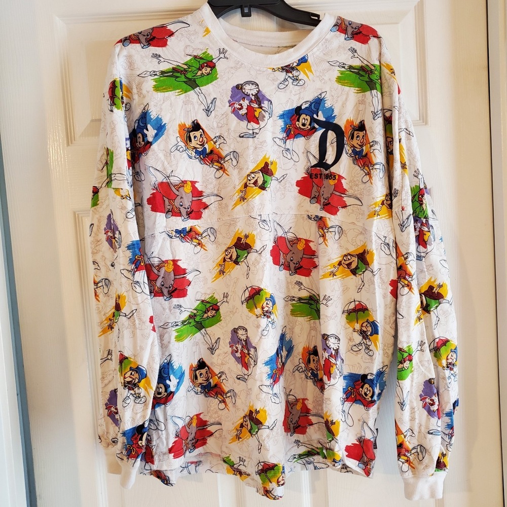 Disney Parks Ink and Paint Disneyland Spirit Jersey Adult Large Mickey unisex